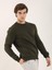 Haki Erkek Regular Fit Bisiklet Yaka Sweatshirt 2