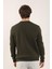 Haki Erkek Regular Fit Bisiklet Yaka Sweatshirt 5