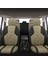 Verita Elegance Serisi - Mitsubishi Lancer ile Uyumlu Koltuk Kılıfı, Keten-Deri / Haki 5
