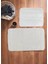 2 Li Banyo Paspası Banyo Halısı Post Peluş 50X80 cm - 50X40 cm 1
