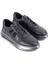SİYAH ERKEK DERİ SNEAKER 5