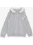 Kız Çocuk Sweatshirt Tavşan Nakışlı Düğmeli 2-6 Yaş, Açık Gri Melanj 1