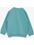 Kız Çocuk Sweatshirt Havalı Kız Baskılı 1.5-5 Yaş, Su Yeşili 2