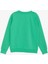 Girls & Boys Erkek Çocuk Sweatshirt Yazı Baskılı 8-14 Yaş, Yeşil 2