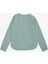 Kız Çocuk Sweatshirt Harika Kız Yazı Baskılı Çiçekli 9-14 Yaş, Su Yeşili 2