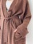 Cepli Kışlık Hırka Kimono Unisex Kahverengi 13