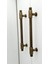 Handles Kulp Mobilya Dolap Mutfak Çekmece Kulpu 158 Mat Antik Sarı 128 mm ( 12,8 cm ) 2 Adet 2