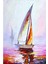 Yağlı Boya Tablo El Yapımı 65CMX90CM Yelken Deniz 2