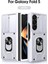 Samsung Galaxy Z Fold 5 Için Zil Standı ve Kart Yuvası ile Darbeye Dayanıklı Telefon Kılıfı (Yurt Dışından) 1