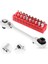 Mini 1/4 Inç Çift Uçlu Hızlı Soket Cırcır Anahtarı Çubuk Tornavida Bit Aracı (Yurt Dışından) 3