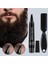Sakal Dolum Kalem Seti Sakal Artırıcı Fırça Sakal Boyama Şekillendirme Araçları Su Geçirmez Siyah Kahverengi Saç Kalemi Adam Kozmetik (Yurt Dışından) 2