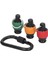 Tornavida Ucu Tutucu, 3pcs 1/4in Anahtarlık Uzatma Çubuğu Saha Çalışması Için Içeri Çekilebilir (Yurt Dışından) 2