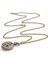 Moda Vintage Retro Bronz Kuvars Saat Cebi Zincir Kolye Kolye (Lotus) (Yurt Dışından) 2
