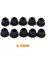 10 Adet Silikon Kauçuk Geçmeli Delik Fişi 2.5-14MM Körleme Uç Kapakları Mühür Stoper Anlan (Yurt Dışından) 2