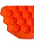 Petek Silikon Sabun Kalıbı 19 Delikli Pişirme Kek Kalıbı Aile Veya Arkadaşlar Partisi Için Bakeware (Turuncu) (Yurt Dışından) 2