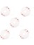 12 Inç Japon/çin Kağıt Fenerler (5'li Set, Kırmızı Sakura) (Yurt Dışından) 3