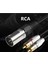 Xlr Erkek 2 Rca Erkek Fiş Stereo Ses Kablosu Konektörü Y Splitter Kablosu Mikrofon Karıştırma Konsolu Amplifikatör (1.5 M) (Yurt Dışından) 3
