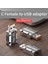 USB Tip C Dişi - Mikro USB Erkek Adaptör Konnektörü Tip-C Telefon Adaptörü Için Mikro USB Adaptörü (Yurt Dışından) 2
