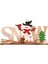 Noel Süsleri Ahşap Dekor Aile Partisi Noel Atmosferi Düzeni Noel Için Noel Süsleri (Yurt Dışından) 3