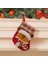 Noel Çorapları Şeker Hediye Çantası 3D Noel Baba - Çorap Dekorasyonu (Yurt Dışından) 5