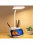 LED Masa Lambası Öğrenme Okuma Lambası Kalem Tutucu Cep Telefonu Tutucu Basın Anahtarı Kısılabilir LED Işık (2500 Mah) (Yurt Dışından) 5