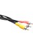 Ses Video Av Adaptör Kablosu Tv DVD Oynatıcı Video Ayırıcı Hd-Tv Rca Kablosu 3 Rca 6 Rca Erkek Dişi Fiş Ayırıcı (Yurt Dışından) 4