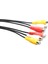 Ses Video Av Adaptör Kablosu Tv DVD Oynatıcı Video Ayırıcı Hd-Tv Rca Kablosu 3 Rca 6 Rca Erkek Dişi Fiş Ayırıcı (Yurt Dışından) 5