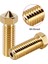 15PCS Nozul Seti, 3D Yazıcı 7pcs 0.4mm Pirinç Nozullar ve 2pcs 0.2mm, 0.6mm, 0.8mm, 1.0mm Pirinç Nozullar Seti-Altın (Yurt Dışından) 4