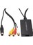 Svideo'dan Dönüştürücü S-Video ve 3rca Cvbs Kompozitten Sese Video Dönüştürücü Desteği 1080P 720P (Yurt Dışından) 4