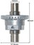 2 Adet Metal Diferansiyel 55-ZJ06 9125 9155 9156 Xinlehong 9125 9155 9156 1/10 1/12 Rc Araba Yedek Parçaları (Yurt Dışından) 1