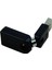 Siyah USB 2.0 Erkek - USB Dişi 360 Derece Dönüş Açısı Uzatma Adaptörü (Yurt Dışından) 3