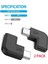 Adet/takım 90 Derece Sağ Açı USB 3.1 Tip C Erkek Kadın Dönüştürücü Usb-C Adaptörü Akıllı Telefon Için Taşınabilir Konnektör (Yurt Dışından) 5