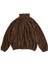 Kahverengi Oversize Peluş Ceket 2