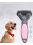 Köpekler ve Kediler Için Pet Tüy Alma Fırçası Seti Kısa Tüylü Köpekler ve Kediler Için Profesyonel Pet Bakım Aracı Seti Astar Kaybını Azaltın (Pembe) (Yurt Dışından) 2