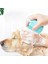Banyo Yavru Büyük Köpek Kedi Banyo Masaj Eldiveni Fırça Yumuşak Güvenlik Silikon Evcil Hayvan Aksesuarları Köpek ve Kedi Araçları Maskot (Kare Mavi) (Yurt Dışından) 4