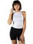 Kadın Beyaz Fitted/vücuda Oturan Halter Yaka Spor Bluz Atlet 23K-TRP-CRP11 1