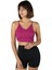 Kadın Fuşya Ip Askılı Fitted/vücuda Oturan Fitilli Örme Crop Top Bluz 23K-TRP-CRP05 1