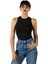 Kadın Siyah Fitted/vücuda Oturan Halter Yaka Spor Bluz Atlet 23K-TRP-CRP11 1