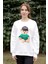 Ayıcık Model Baskılı Oversize Sweatshirt 2
