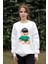 Ayıcık Model Baskılı Oversize Sweatshirt 3
