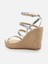 Avery Gümüş Kadın Platform Topuklu Espadril 3