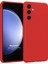 Matte Silicone Samsung Galaxy S23 Fe Kılıf Kırmızı 1