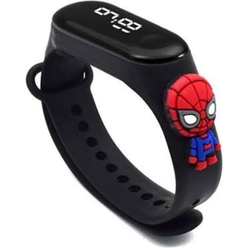 İndirim Durağı Renkli Figürlü Dokunmatik Dijital Çocuk Saati