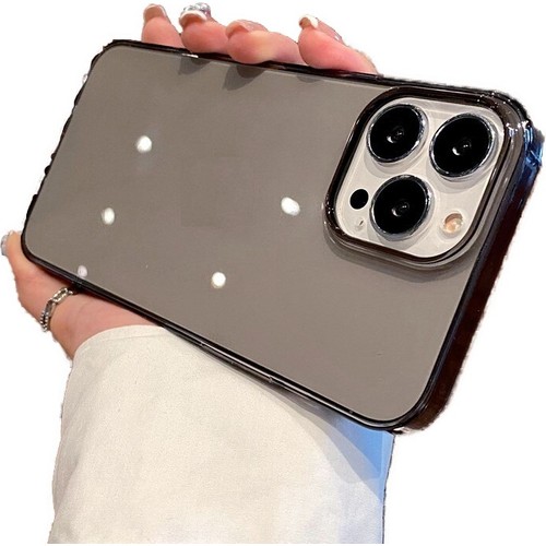 MobaxAksesuar Apple iPhone 15 Pro Max Kılıf Ince Pc Full Şeffaf Sararmaz