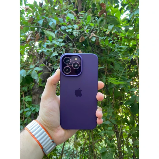 Meri Case Iphone 15 Pro Max Uyumlu Logolu Içi Kadife Lansman Kılıf Arka Kapak