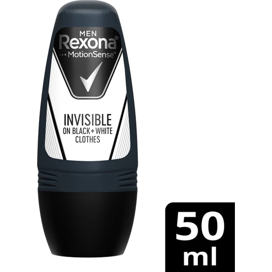 Rexona Men MotionSense Erkek Roll On Deodorant Invisible On Black + White Clothes 50 ml