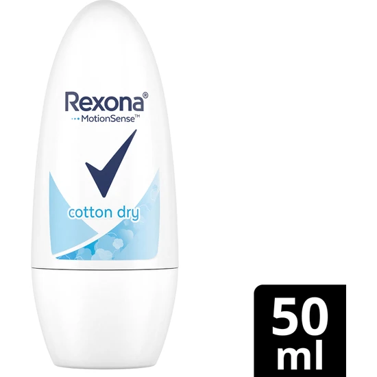Rexona MotionSense Kadın Roll On Deodorant Cotton Dry 50 ml