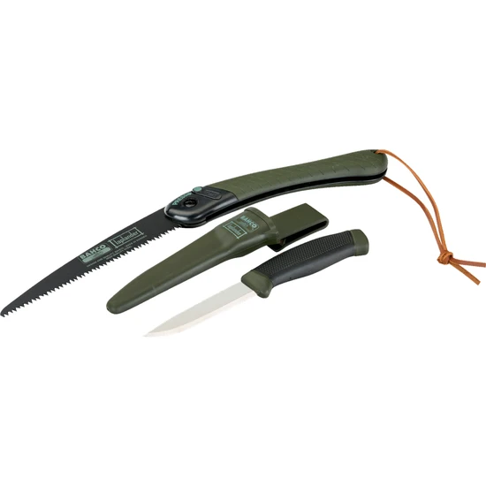 Bahco İsveç Yapımı Laplander Testere Ve Bıçak Kampçı Seti LAP-KNIFE