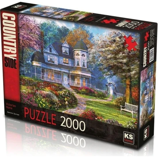 22508 Ks Victorian Ev - Victorian Home 2000 Parça Puzzle