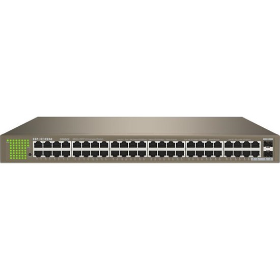 IP-COM IP-G1050F 48 PORT GIGABIT + 2x1GB SFP PORT RACKMOUNT SWITCH Resim-1